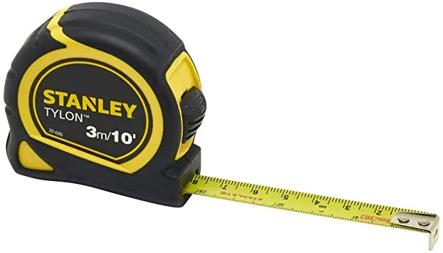 Stanley 0-30-686 Ruban à Mesurer Tylon 3m/10' - 12,7mm 1 Stanley 0-30-686 Ruban à Mesurer Tylon 3m/10' - 12,7mm
