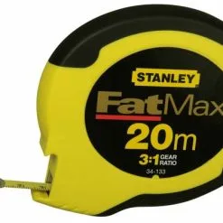 Stanley 0-34-133 Arpenteur Fatmax 20m - 9.5mm Boîtier Fermé