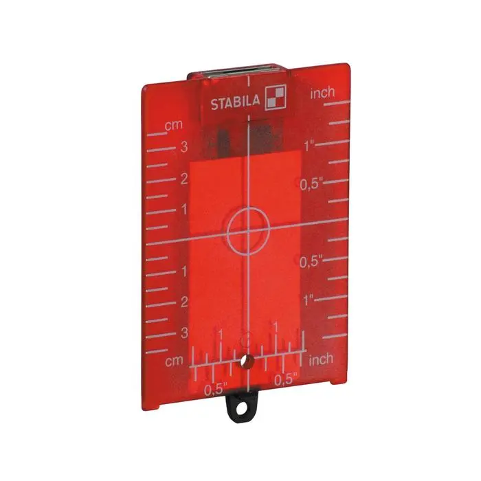 Stabila 16877 Plaque Cible ZP, Rouge 1 Stabila 16877 Plaque Cible ZP, Rouge