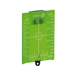 Stabila 17924 Plaque Cible ZP, Verte
