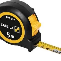 Stabila 19566 BM 100 Ruban à Mesurer 5 M (mm)