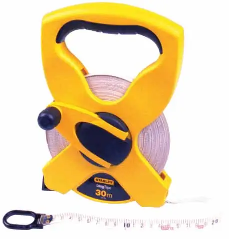 Stanley 2-34-792 Surveyor Fibre De Verre 30 M - 12,7 Mm Boîtier Ouvert 1 Stanley 2-34-792 Surveyor Fibre De Verre 30 M - 12,7 Mm Boîtier Ouvert