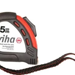 WIHA 24666 Mètre Ruban 5m Avec Clip Ceinture