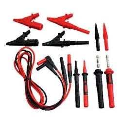 Kyoritsu 30063923 Kit De Cordons De Test à Fusibles Avec Broches De Test Et Pinces Crocodiles (rd/bl)