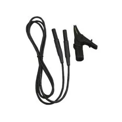 Kyoritsu 30362298 Cordon De Test Avec Pince Crocodile (noir)