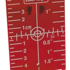 Nedo 460907-613 Plaque Cible Magnétique Rouge