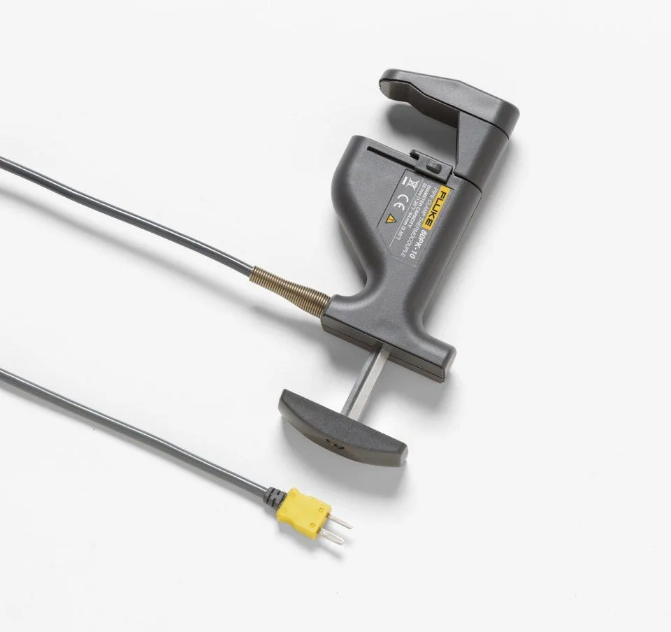Fluke 80PK-10 Sonde De Mesure De Température Pour Tuyaux 32 - 64 Mm 1 Fluke 80PK-10 Sonde De Mesure De Température Pour Tuyaux 32 - 64 Mm