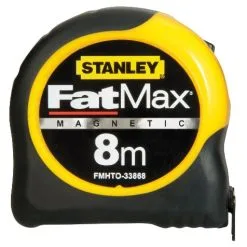 Stanley FMHT0-33868 FatMax Mètre Ruban, Crochet Magnétique 8m