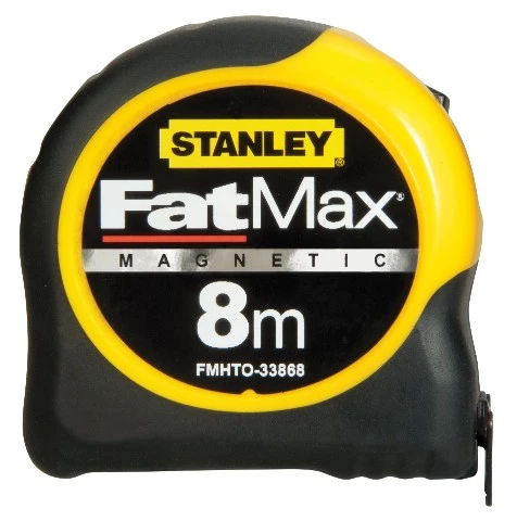Stanley FMHT0-33868 FatMax Mètre Ruban, Crochet Magnétique 8m 1 Stanley FMHT0-33868 FatMax Mètre Ruban, Crochet Magnétique 8m