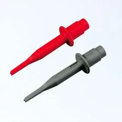 Fluke HC120 Jeu De 2 Pinces à Crochet Rouge Et Gris