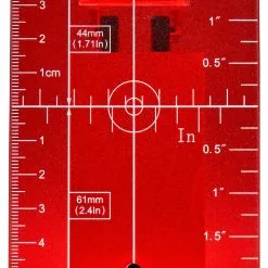 Makita Accessoires LE00758831 Plaque De Cible Laser Rouge