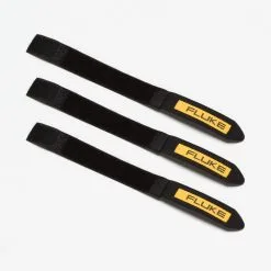 Fluke LEADWRAP Attaches à Boucles Et Crochets En Nylon Durable, Jeu De 3 Pièces