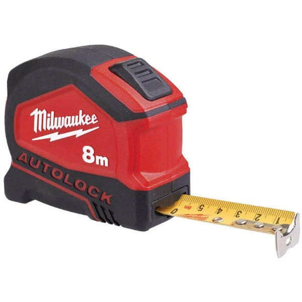Milwaukee Accessoires Mètre Ruban Autolock 8m/25mm 1 Milwaukee Accessoires Mètre Ruban Autolock 8m/25mm