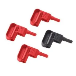 Fluke MP1-3R/1B 3 Rouge/1 Jeu De 4 Pointes De Touche Magnétiques Pour Câbles De Test De Tension